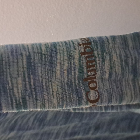 Columbia 1/4 Zip Blue Multi-tone Athletic Long Sleeve - Picture 5 of 6